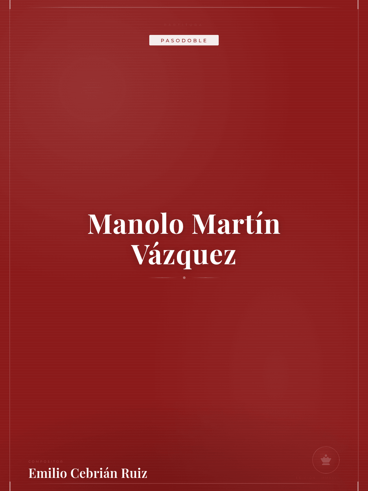 Portada de Manolo Martín Vázquez