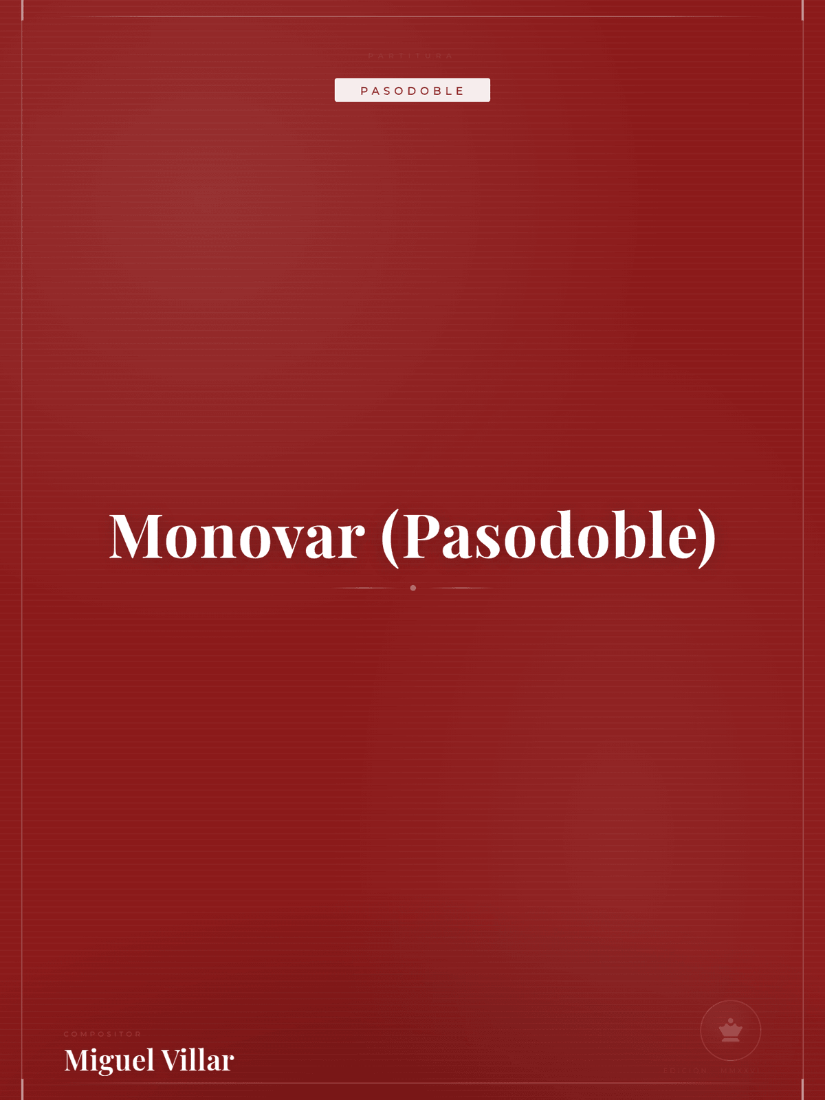 Portada de Monovar (Pasodoble)