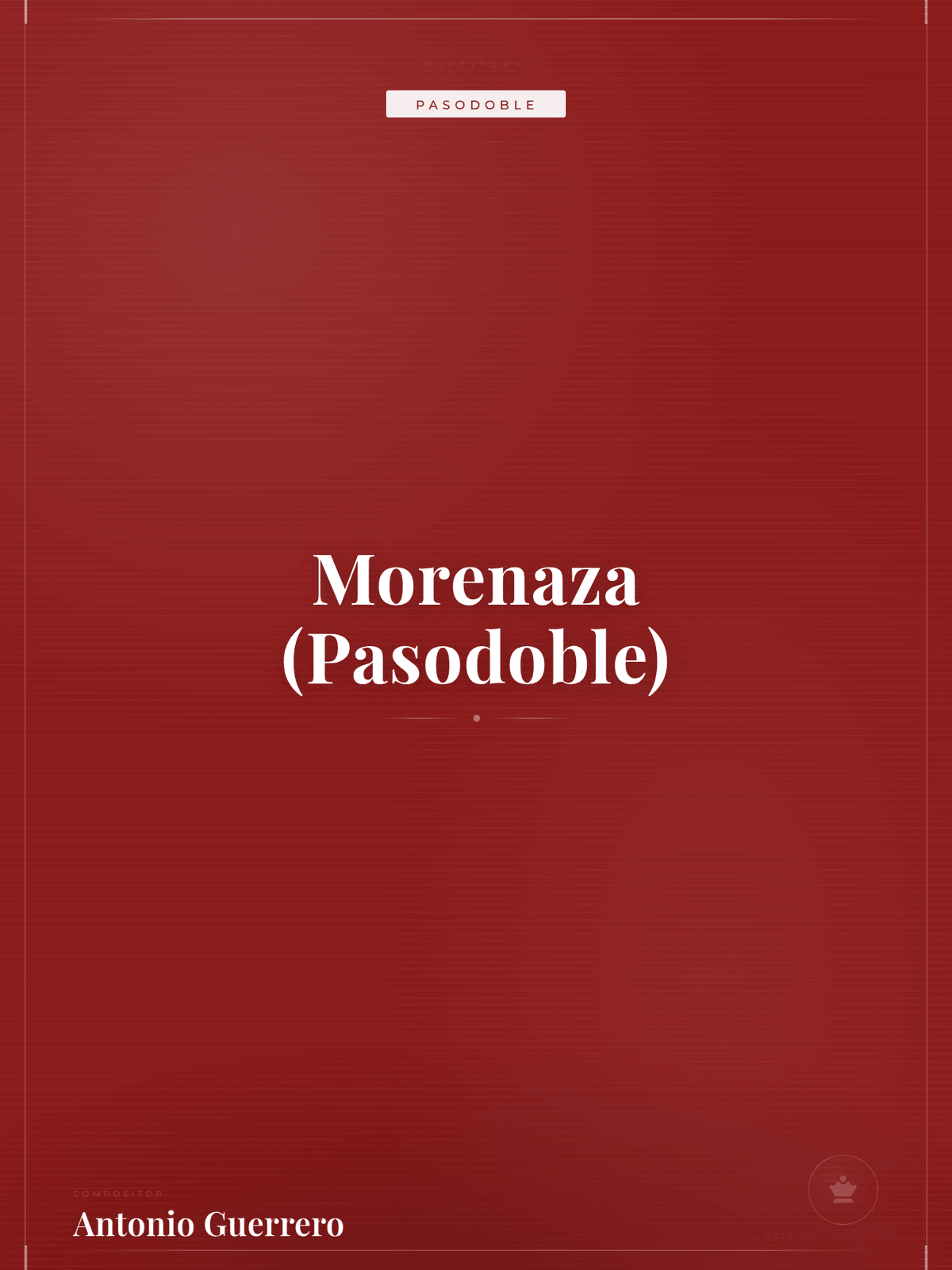 Portada de Morenaza (Pasodoble)