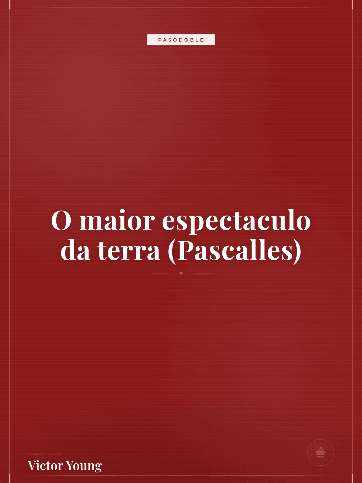 Portada de O maior espectaculo da terra (Pascalles)