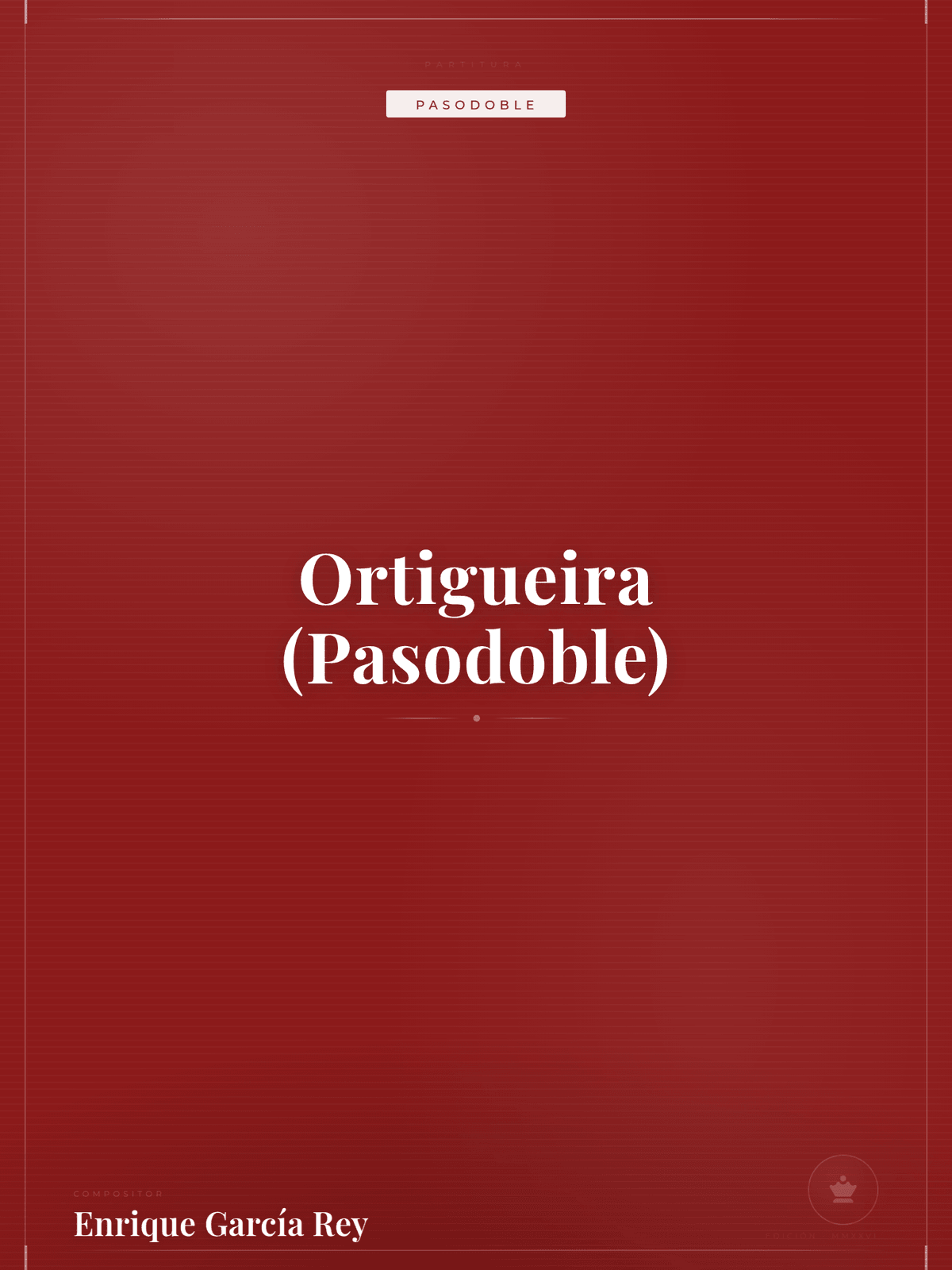 Portada de Ortigueira (Pasodoble)
