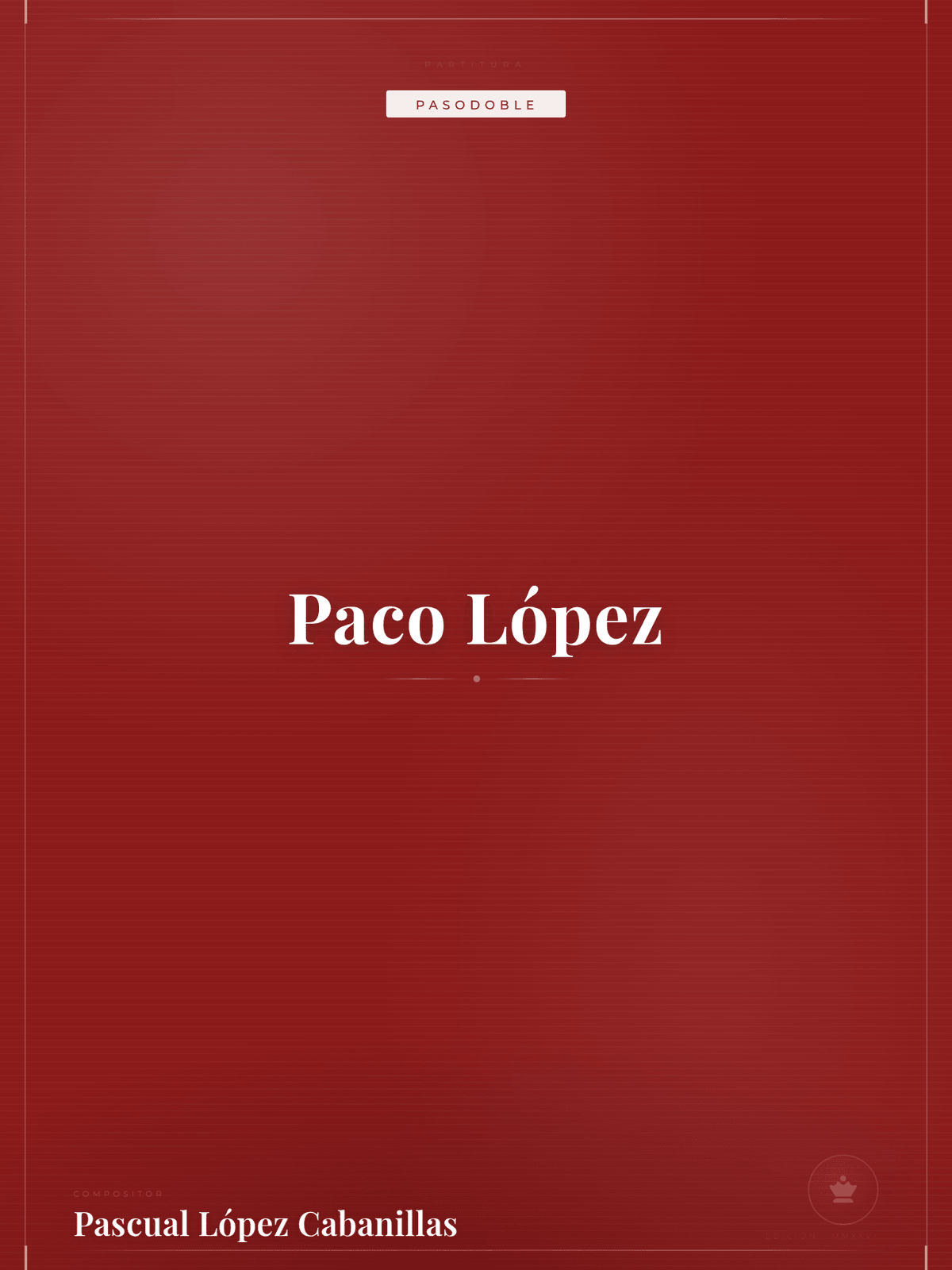 Portada de Paco López