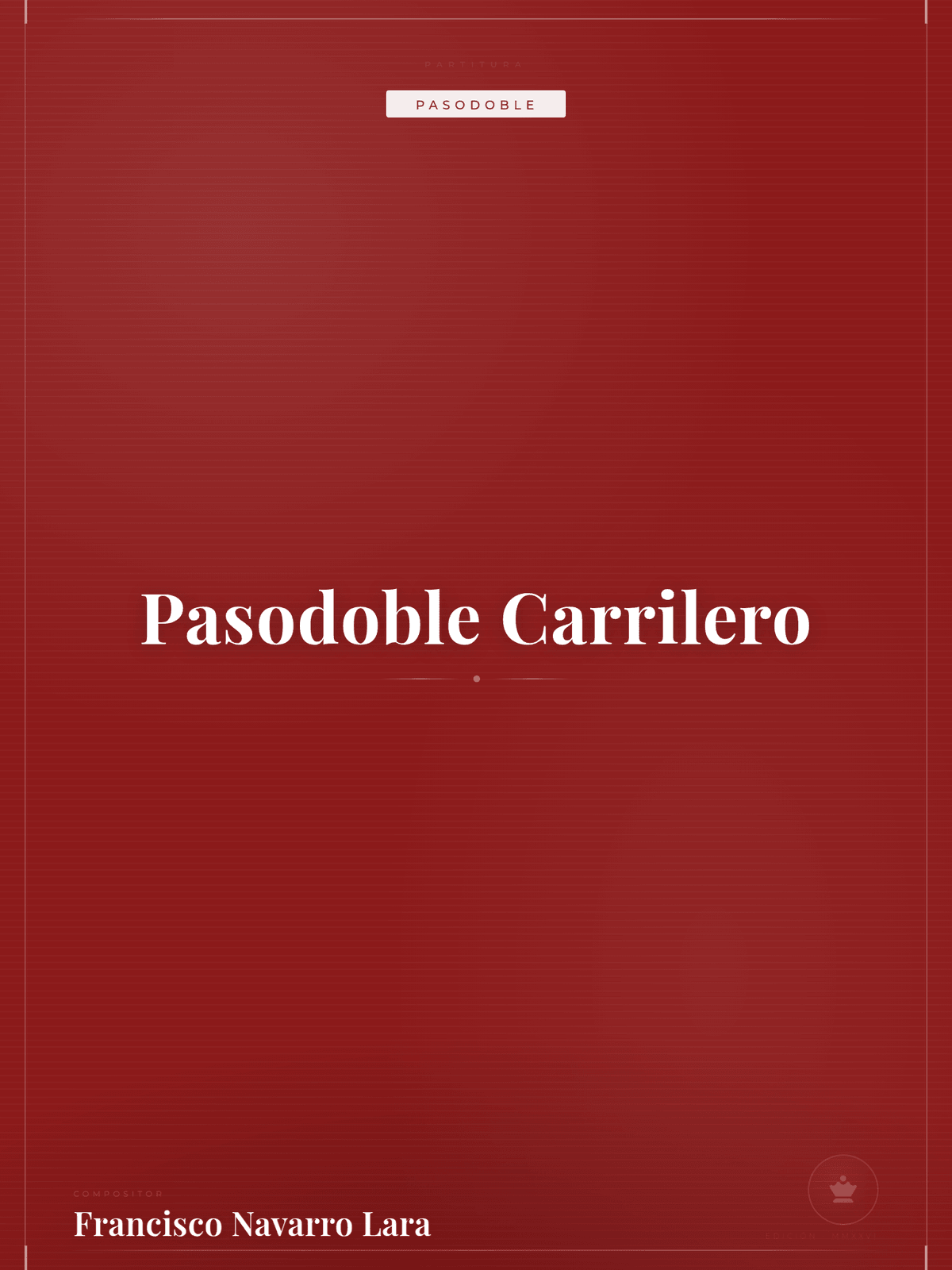 Portada de Pasodoble Carrilero
