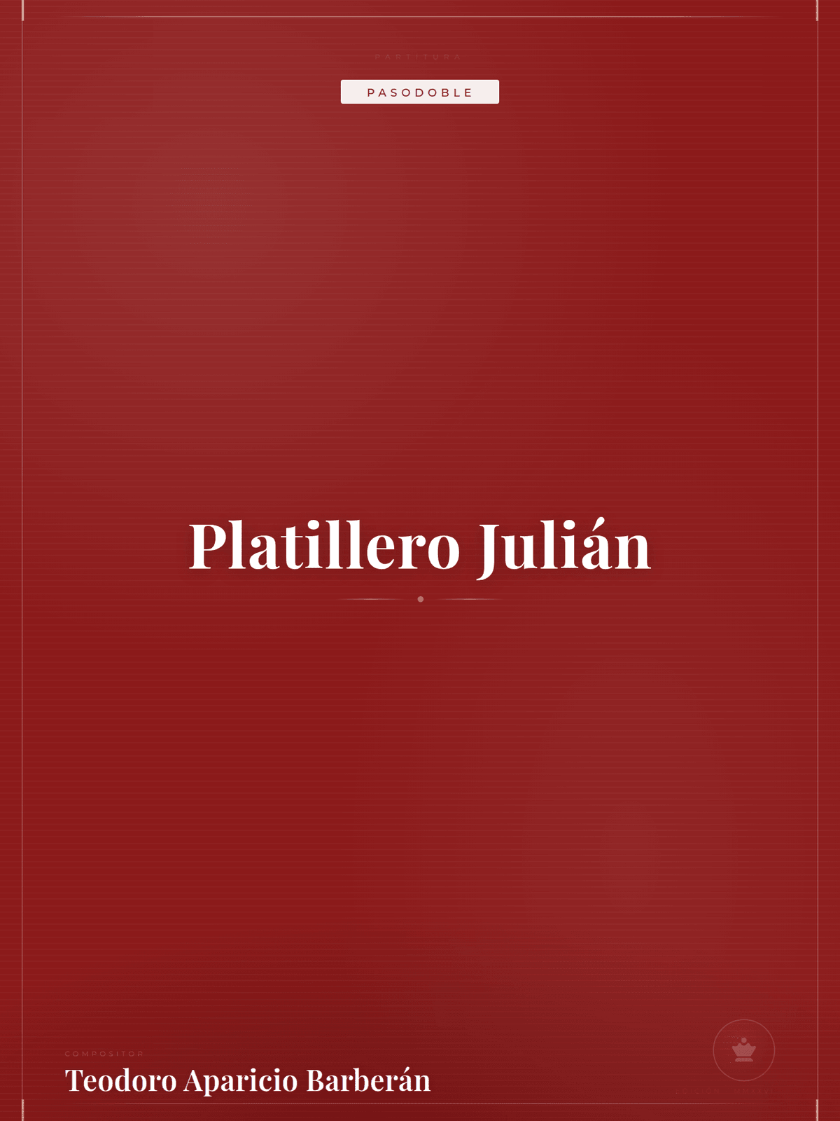 Portada de Platillero Julián