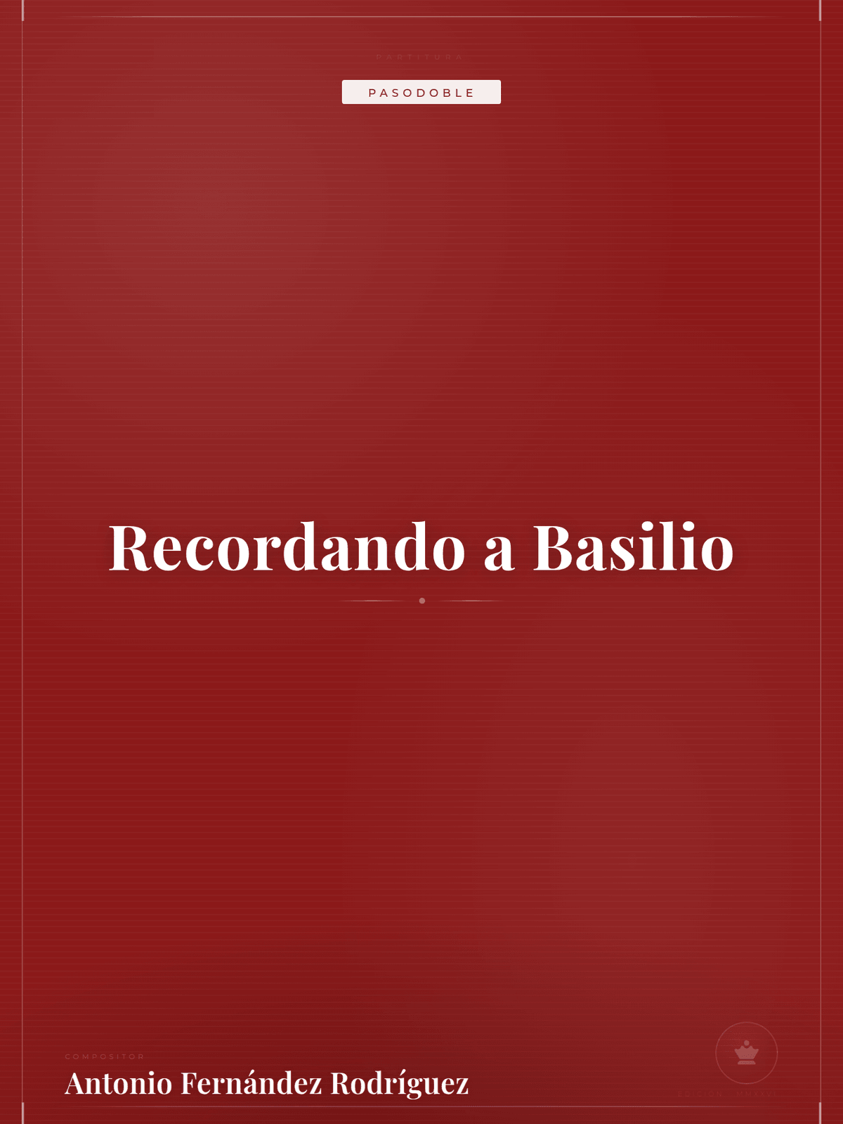 Portada de Recordando a Basilio