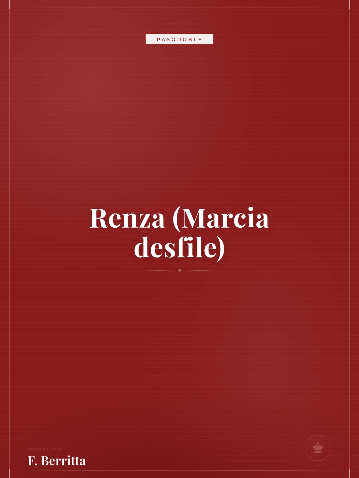 Portada de Renza (Marcia desfile)