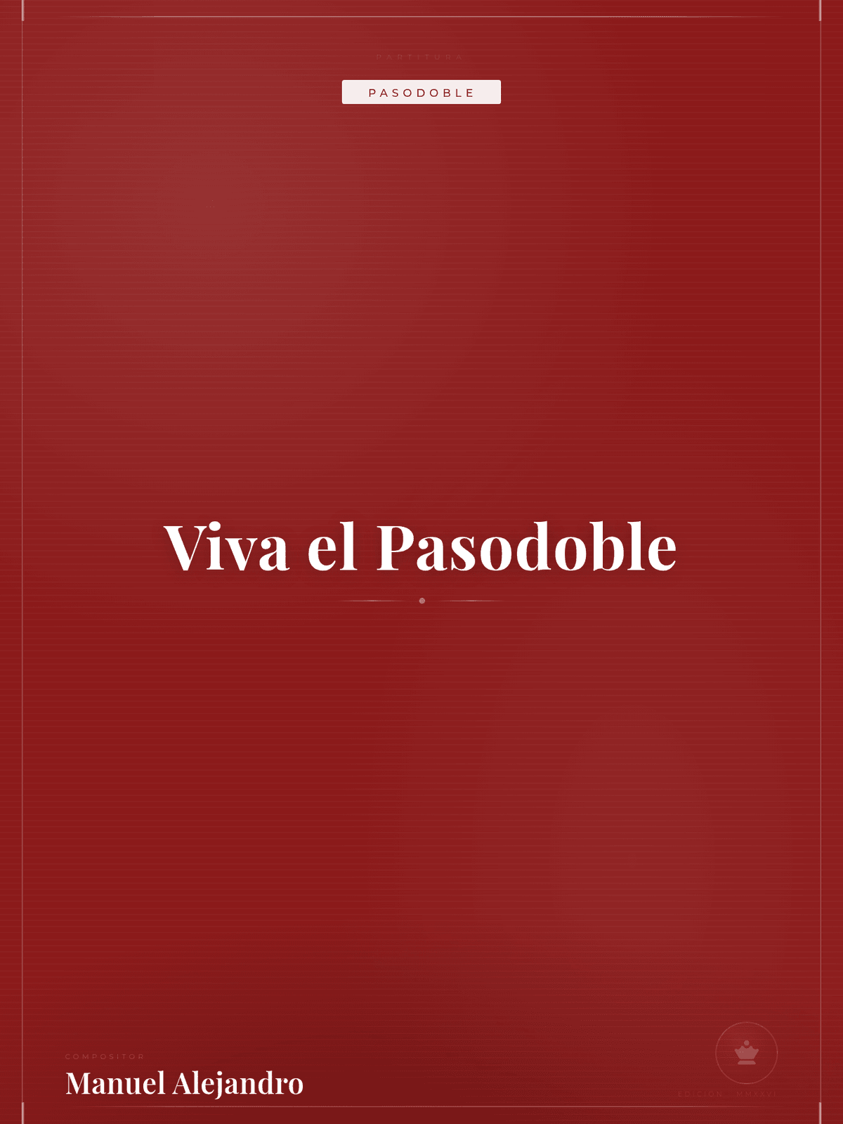 Portada de Viva el Pasodoble